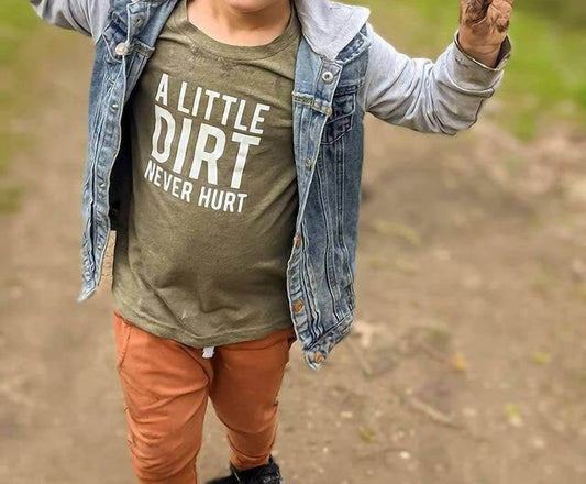 Nature Suppply Co - Kid's A Little Dirt Never Hurt Tee - Rack Hunt -