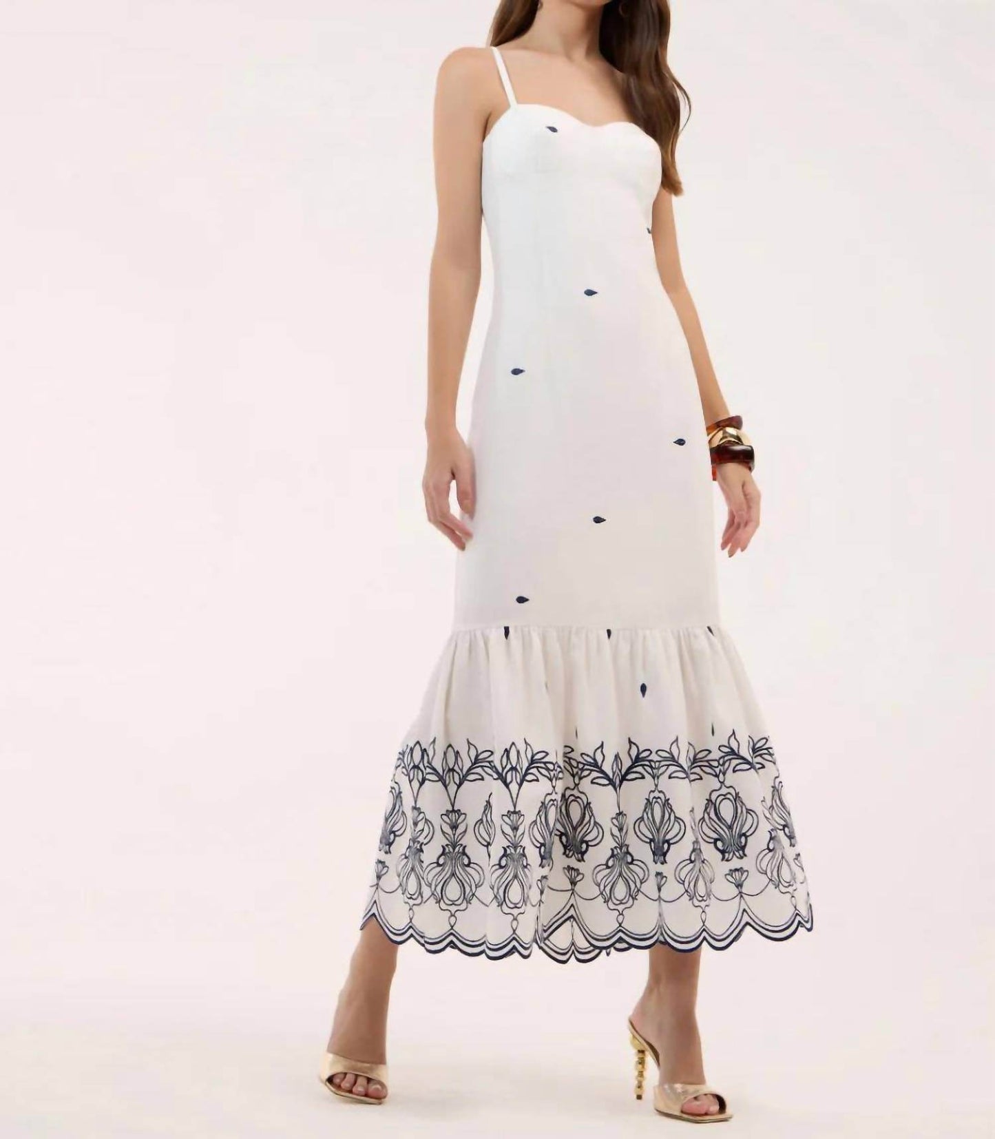 Strass - Mermaid Embroidered Dress - Rack Hunt -