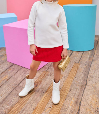 Quilted Mini Skirt