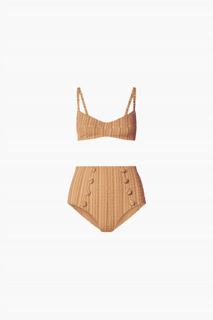 Women's Balconette High Waisted Bikini Set