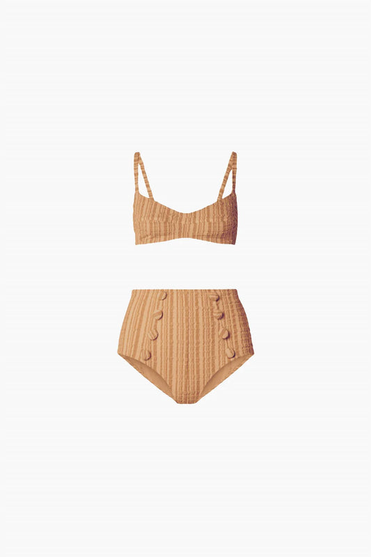 Women's Balconette High Waisted Bikini Set