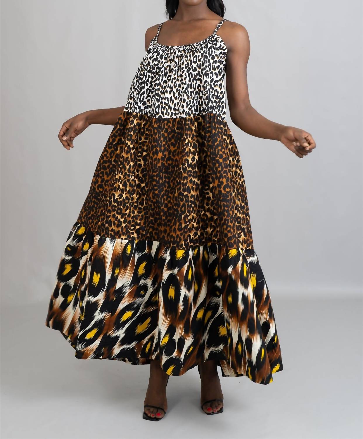 Animal Print Maxi Dress