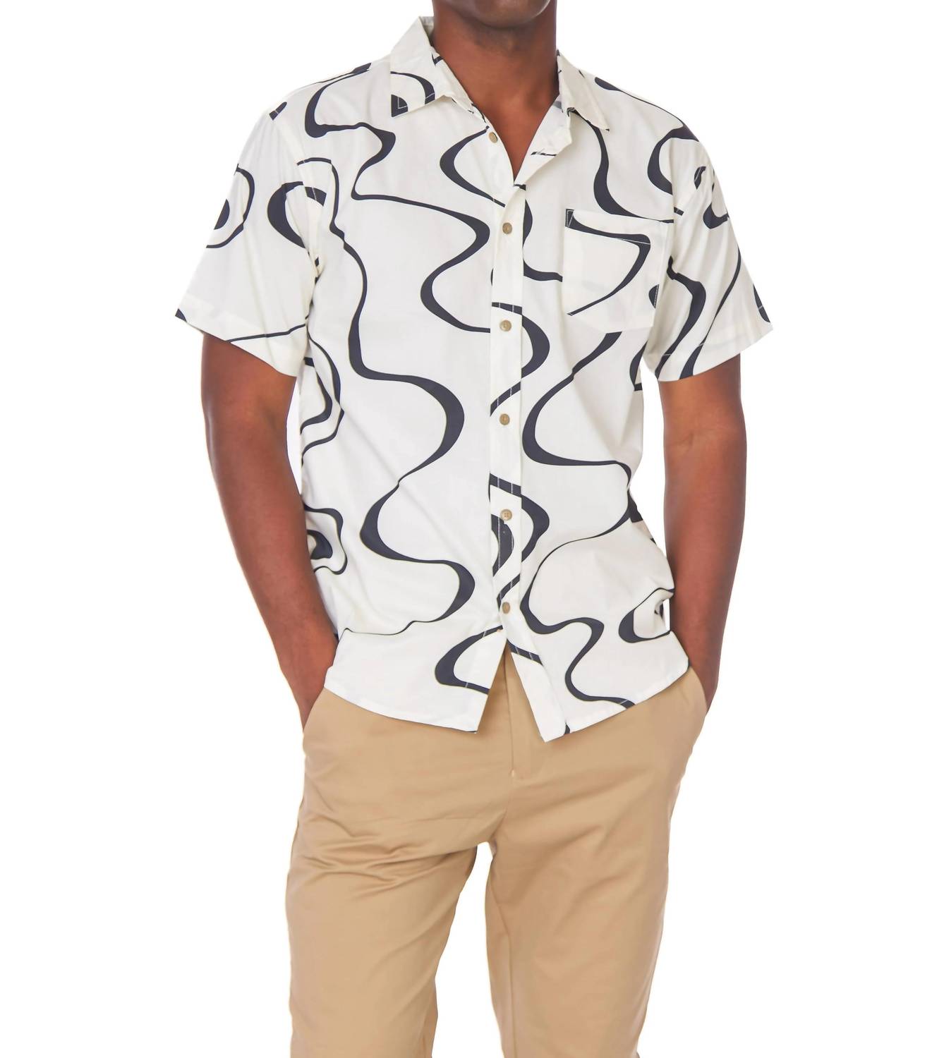 Woven Printed Short Sleeve Shirt