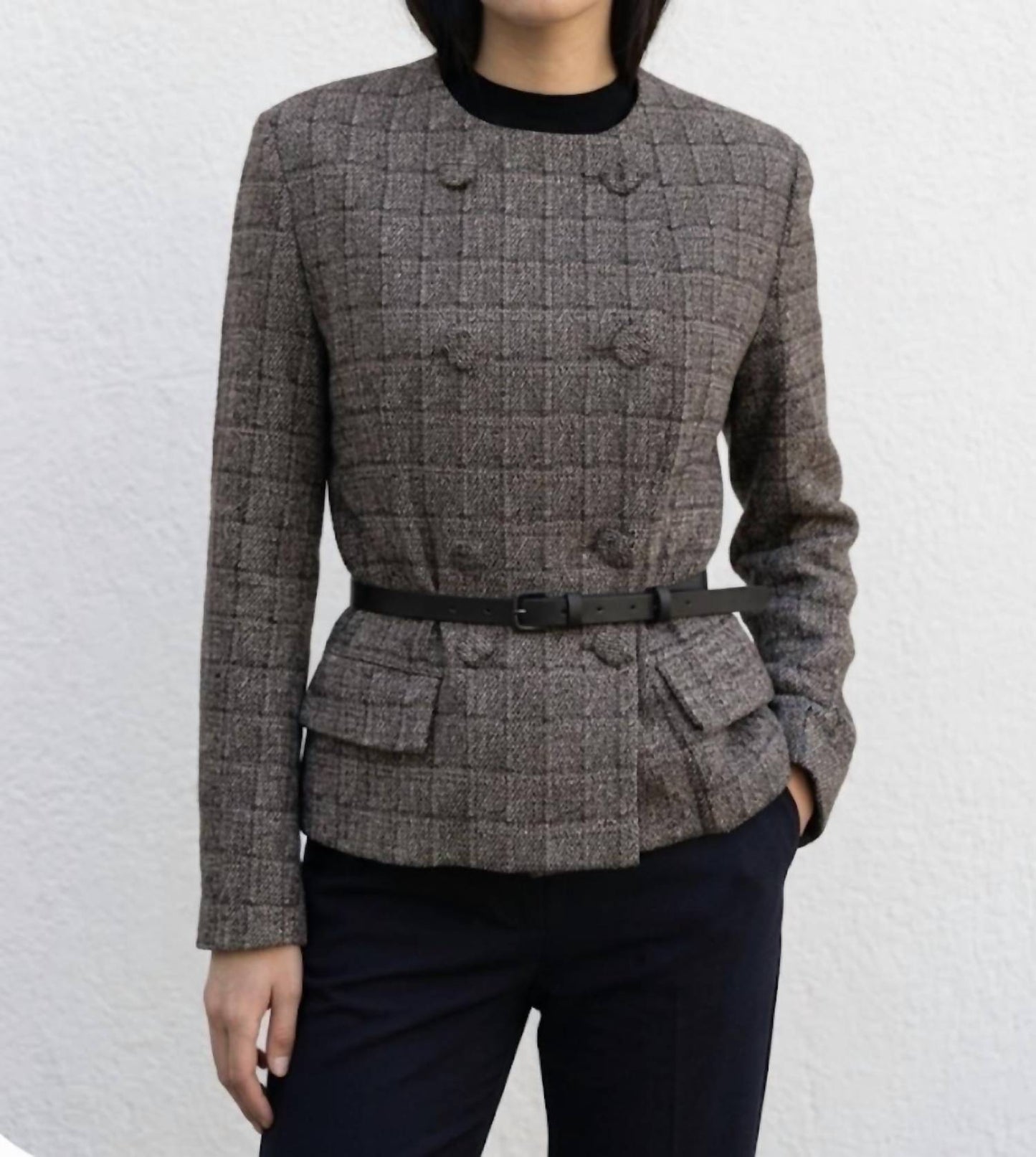 Women's Round Neck Jacket