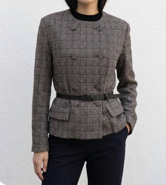 Women's Round Neck Jacket