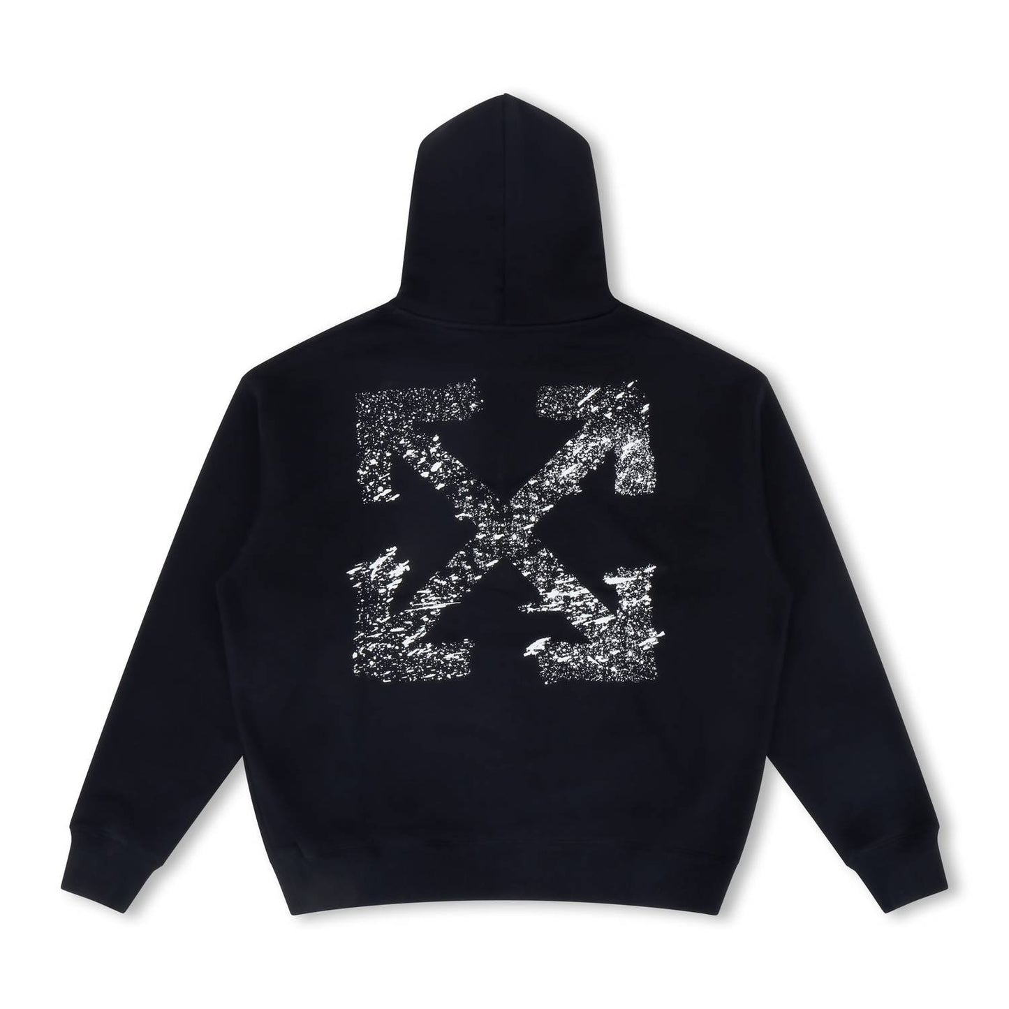 Men's Paint Splatter Arrow Diag French Terry Hoodie