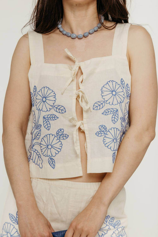 The Tiny Big Sister - Embroidered Top - Rack Hunt -