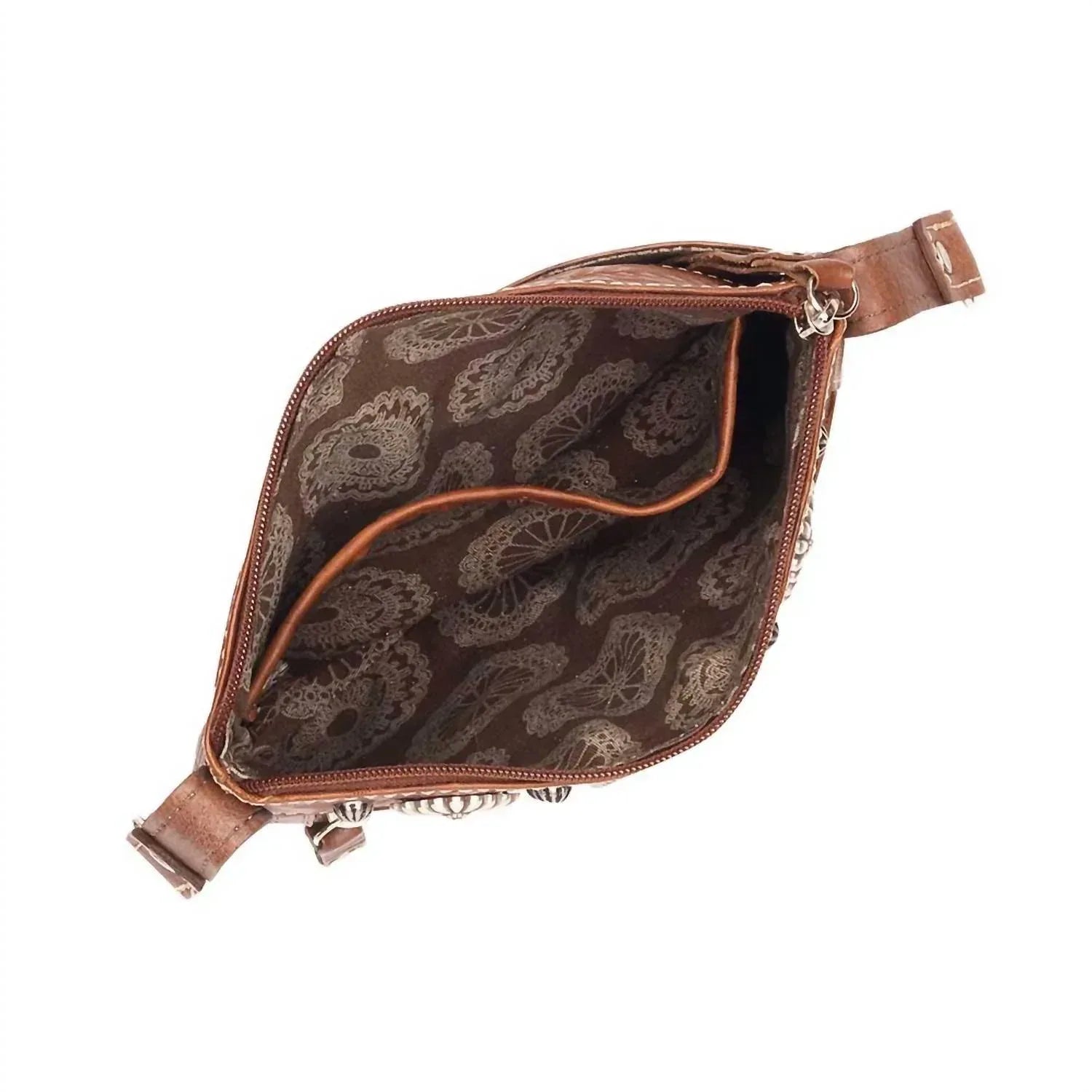 American West - Women's Woven Tapestry Trail Rider Crossbody/hip Bag - Rack Hunt