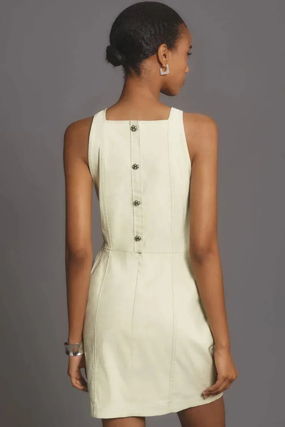 Maeve - Sleeveless Volume Hip Mini Dress - Rack Hunt