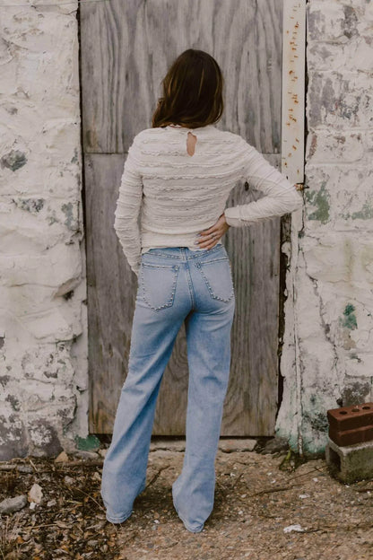 VIBRANT - Stud Me Straight Leg Jeans - Rack Hunt