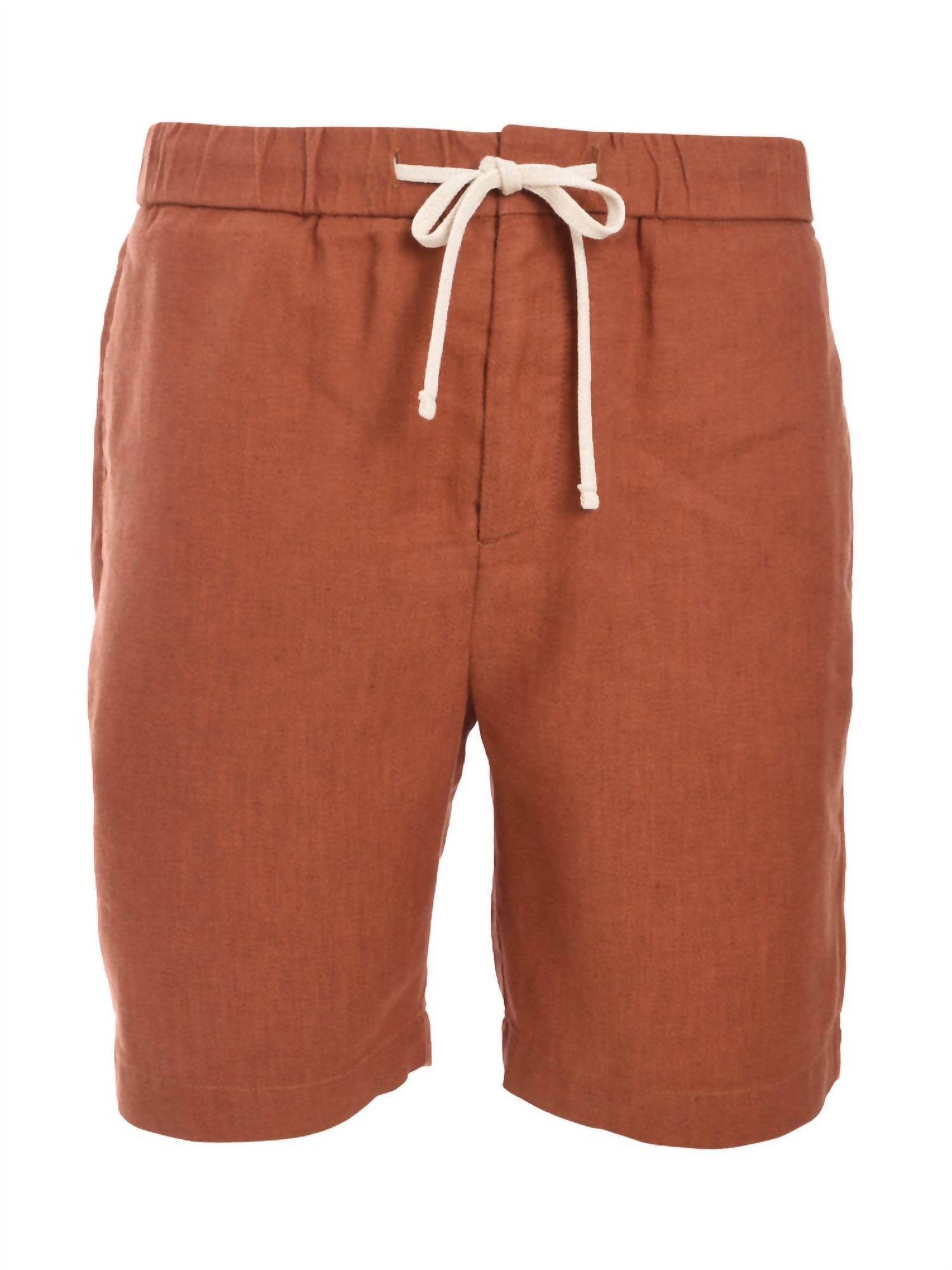 FRESCOBAL CARIOCA - Men's Felipe Twill Linen Shorts - Rack Hunt -