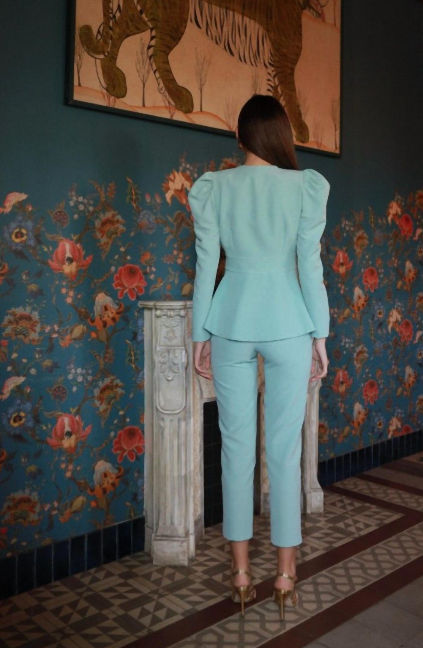 Nova Tie Front Blazer Suit