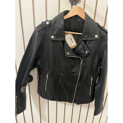 Women's Kirsten Biker Leather Jacket