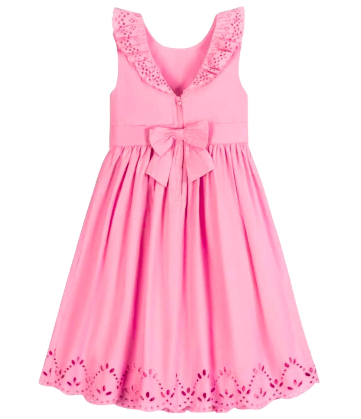 Kid's Organic Classic Eyelet Party Dress