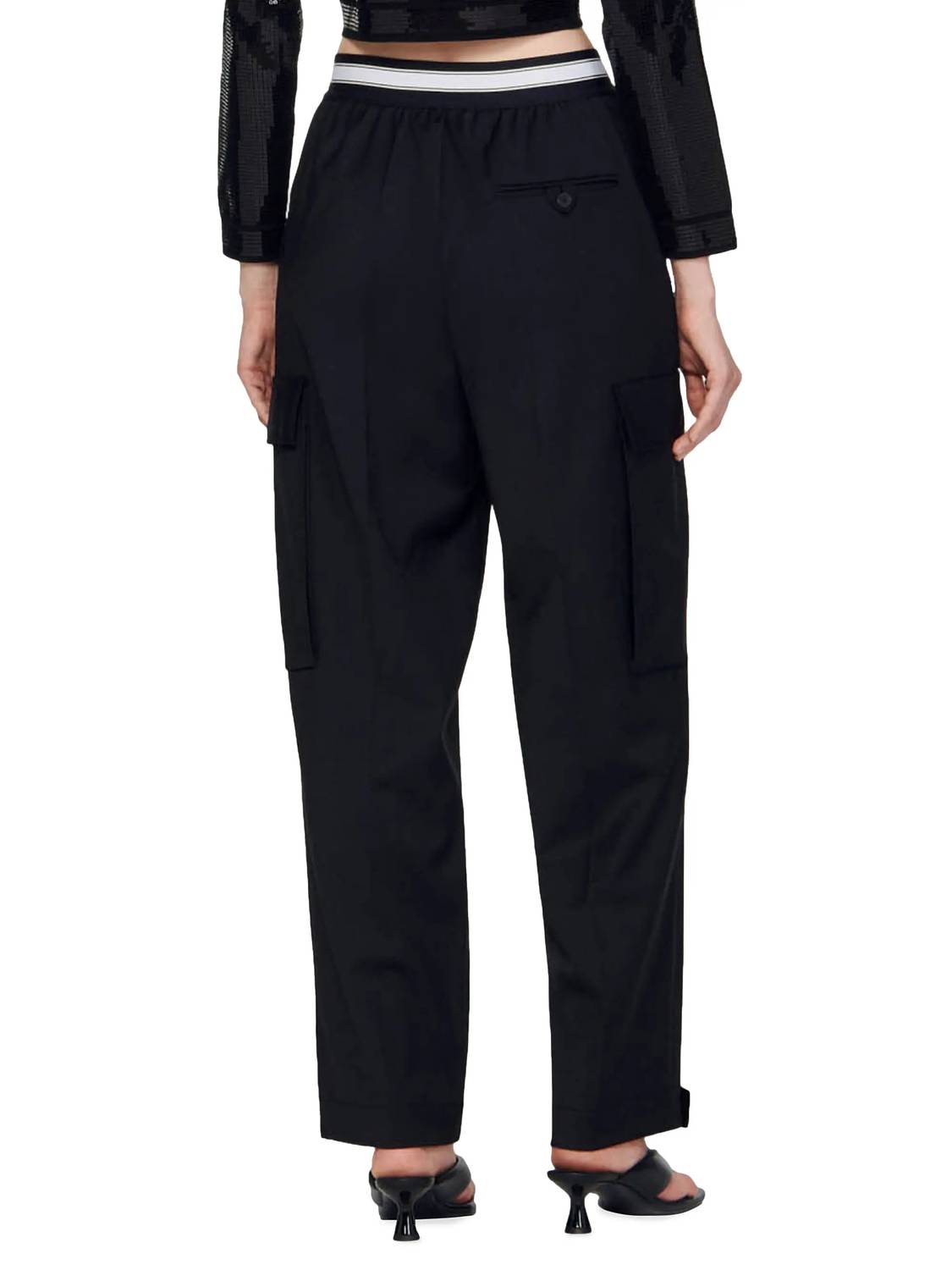 Pre-loved Wide Leg Twill Cargo Pant