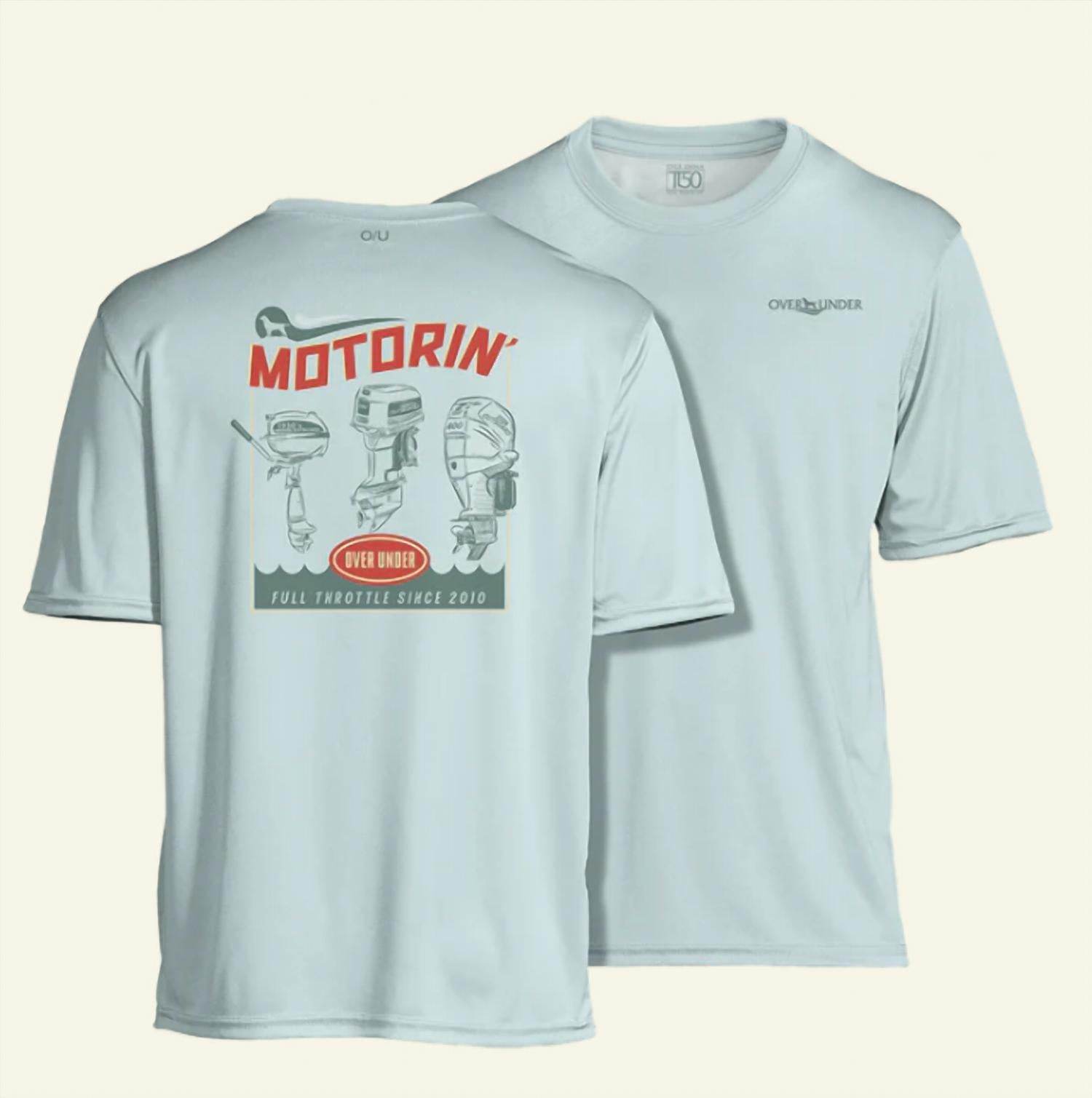 Over Under - Men's Tidal Tech Motorin' Short Sleeve Shirt - Rack Hunt