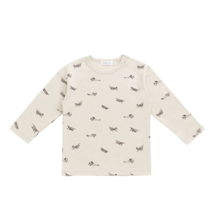 Pima Cotton Arnold Long Sleeve Top