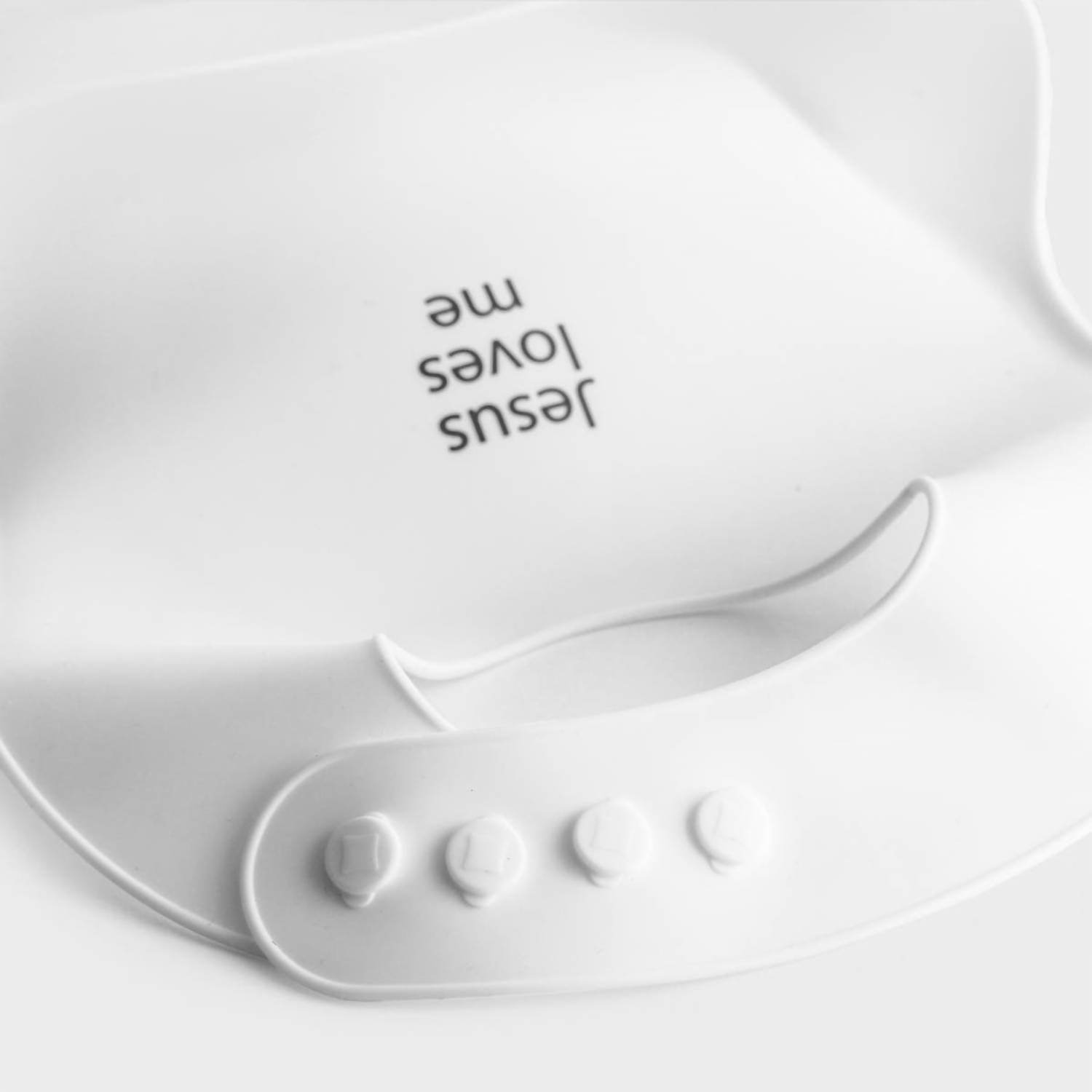 Faithworks - Silicone Bib - Jesus Loves Me - Rack Hunt -