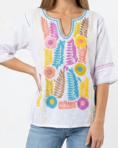 Gloria Emboidered Blouse