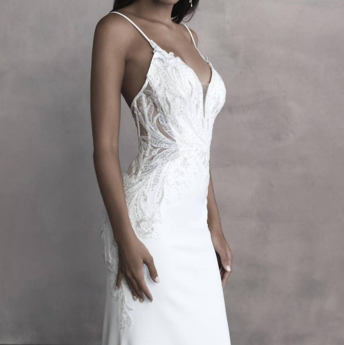 Embroidered Appliques Gown