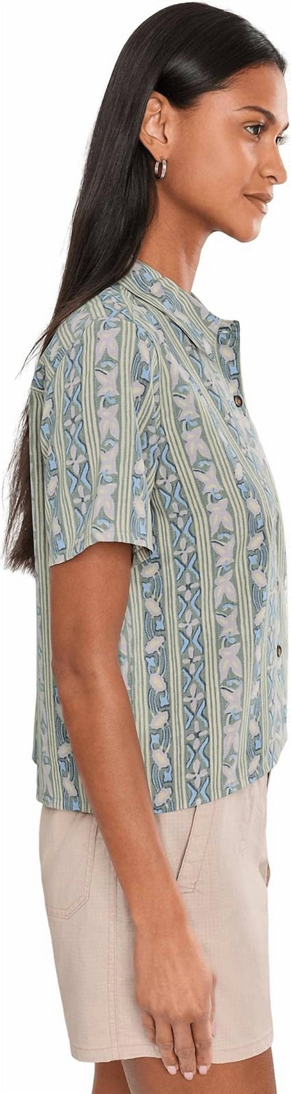 Camino Pucker Short Sleeve Top