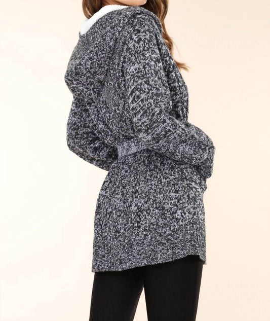 Benny and Zoey - Plus Size Button Up Sweater Jacket - Rack Hunt -