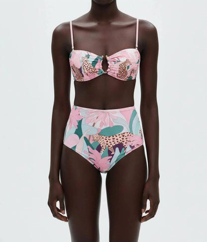 Jungle Rose Reversible Bikini Bottom
