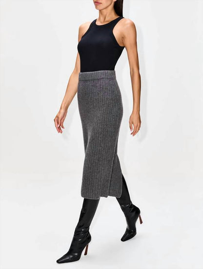 Cashmere Pencil Skirt