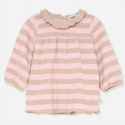 Girl's Wide Stripes Baby Dress