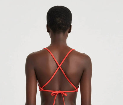 Garden Reversible Triangle Bikini Top