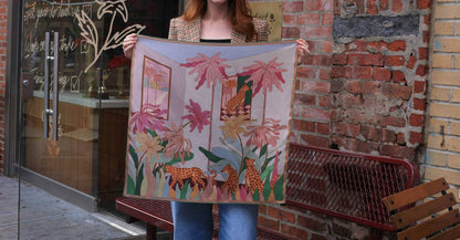 Double Sided Of Indoor Forest Scarf