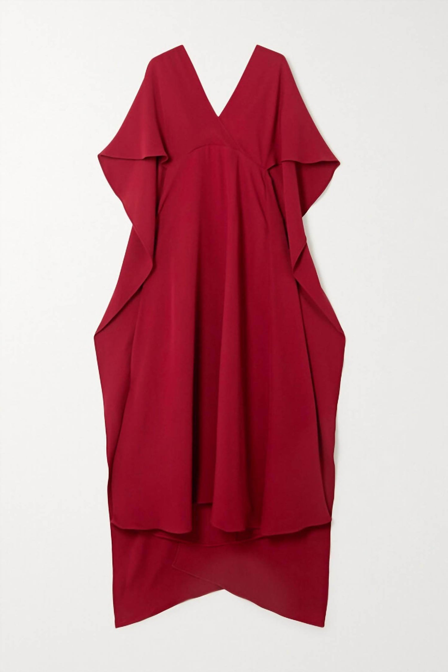 Valentino - Cape Effect Lace Trimmed Dress - Rack Hunt
