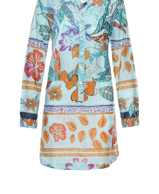 KikiSol - Women's Artisan Tamarind Beaded Embroidered Tunic Top - Rack Hunt -