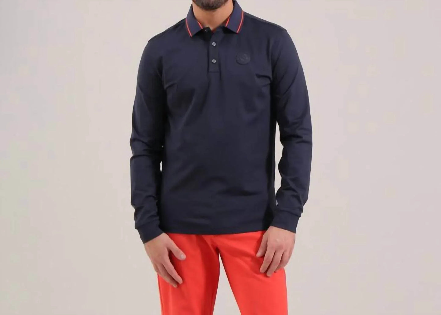 Chervò USA - Men's Annuncio Long Sleeve Thermal Polo - Rack Hunt