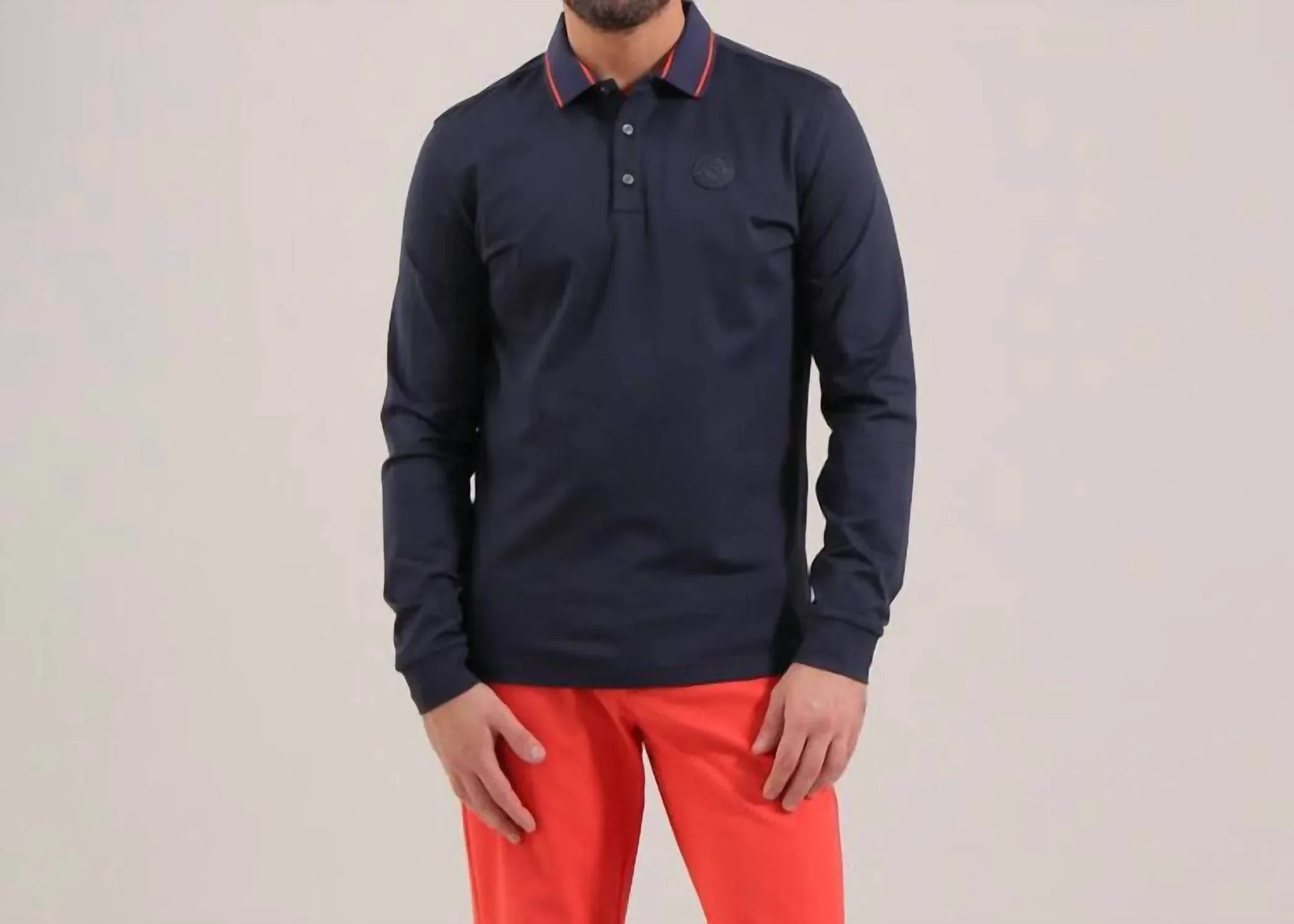Chervò USA - Men's Annuncio Long Sleeve Thermal Polo - Rack Hunt