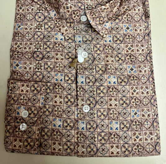 Stitch Note - Men's Classic Long Sleeve Cotton Shirt - Rack Hunt