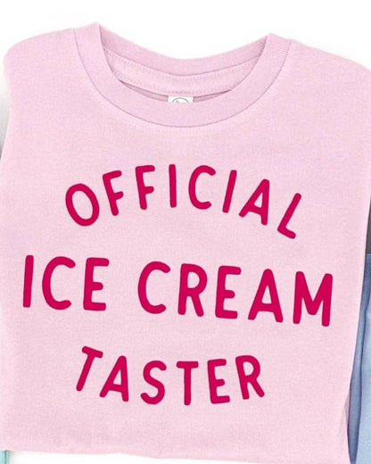 Kid's Official Ice Cream Taster Tee
