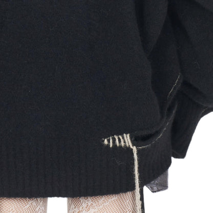 Yak Side Opening V-neck Sweater