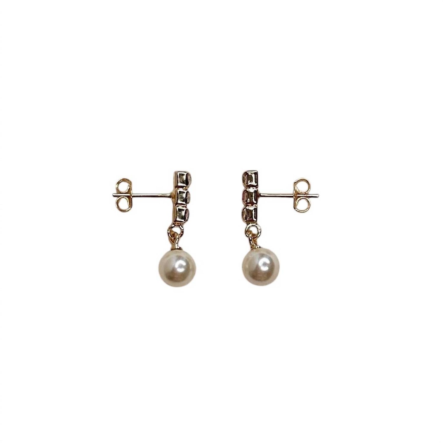 Women's Drop Pearl Earrings