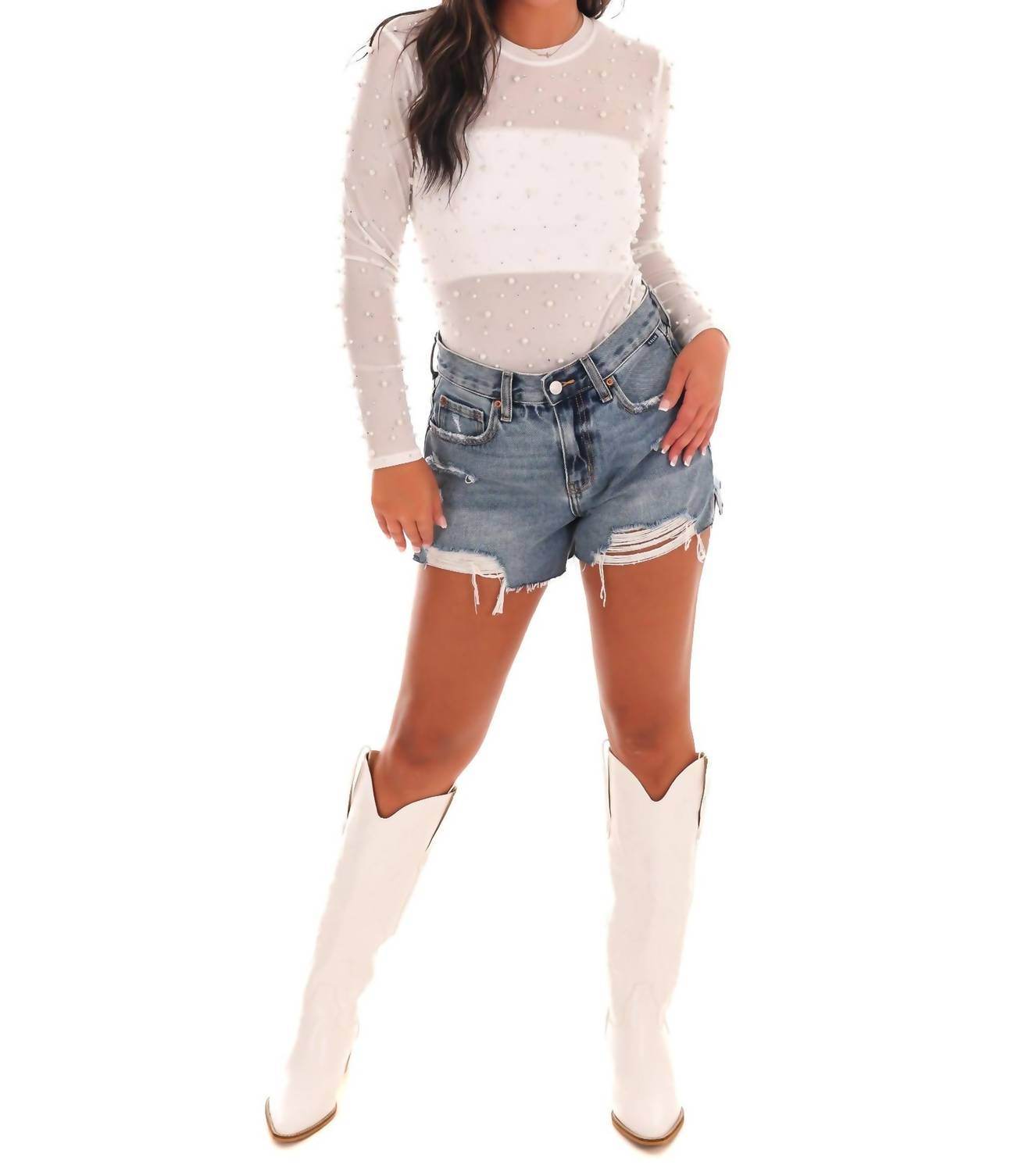 Best & Best - Shiny And Sassy Sheer Bodysuit - Rack Hunt -