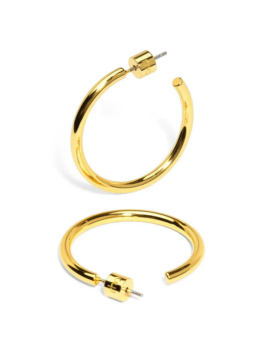 Rho - Women's Small Thin Hoop Earring - Rack Hunt