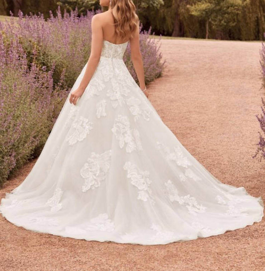 Sophia Tolli - Strapless Sparkly Princess Wedding Gown - Rack Hunt