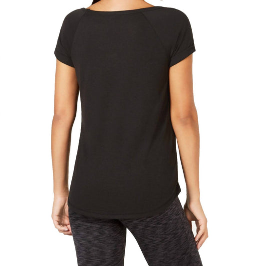 Activewear Printed Short Sleeve Graphic Top