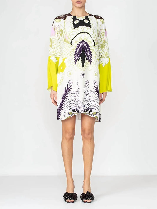 Valentino - Long Sleeve Printed Dress - Rack Hunt