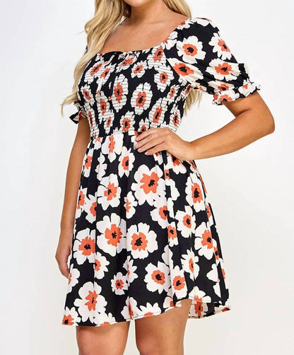 Gracie Smocked Babydoll Dress
