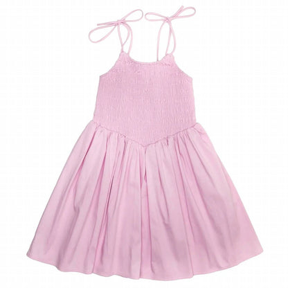 Girls Sofia Smocked Drop Waist Dress