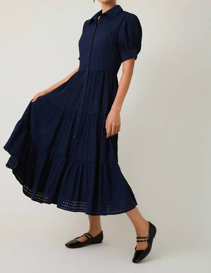 Madeleine Button-Down Midi Dress