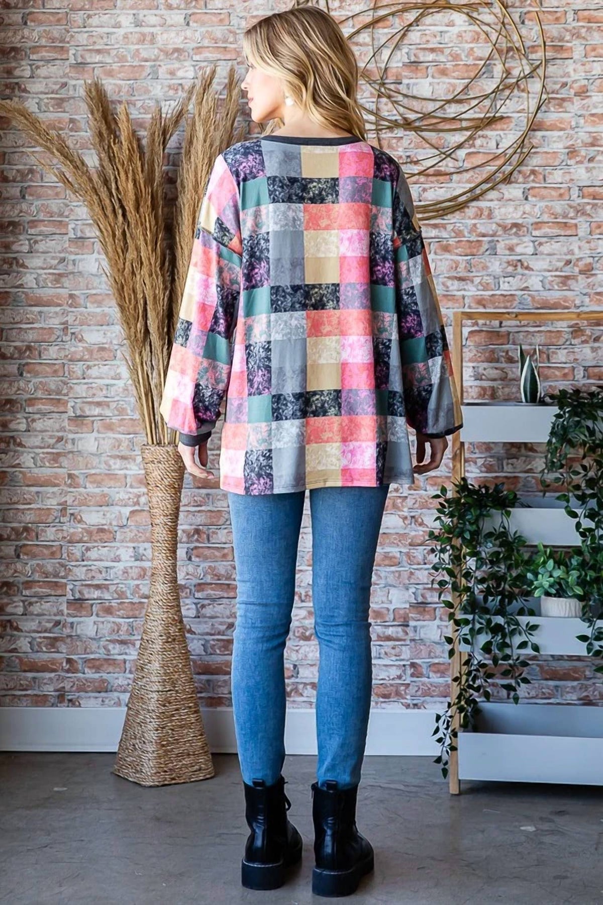 Women's Long Puff Top