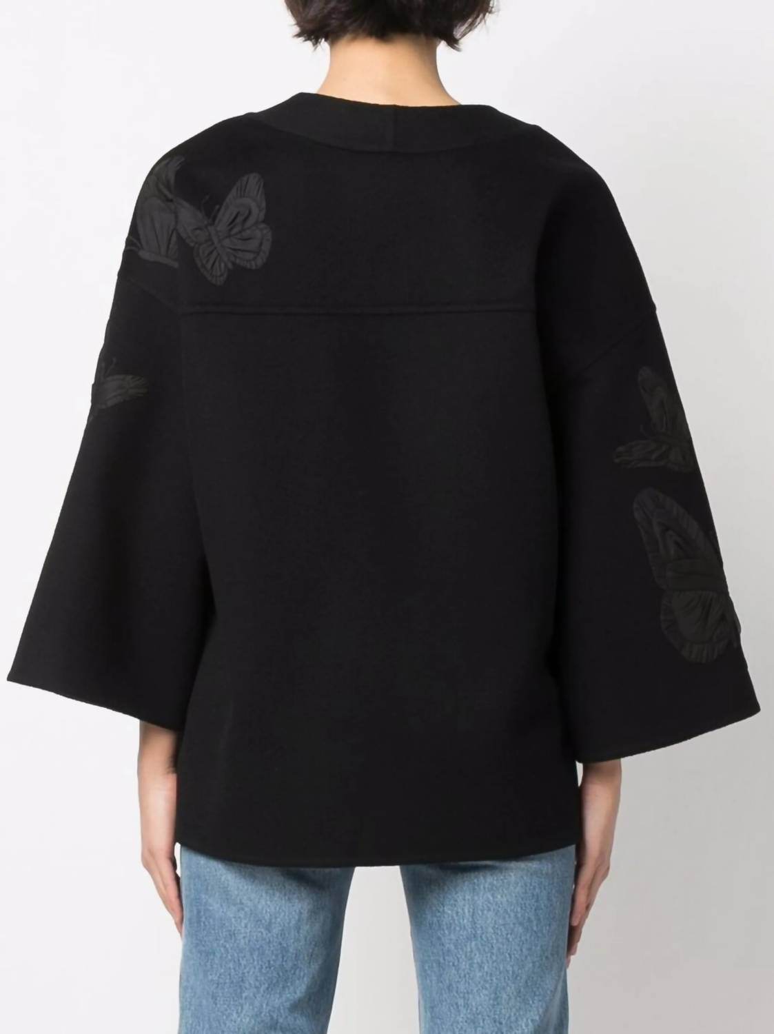 Valentino - Embroidered Butterfly Wrap Jacket - Rack Hunt