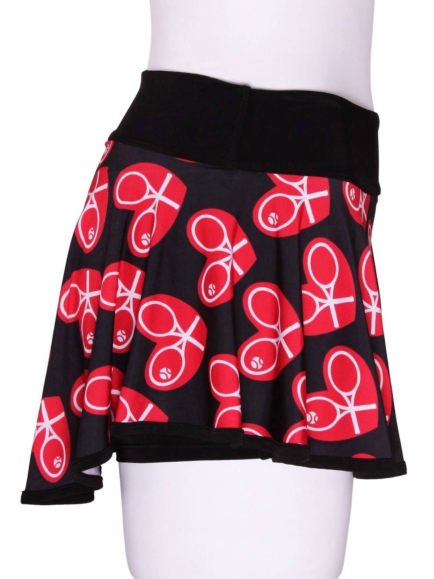 Love Love Tennis - Women's Limited Mid Size Heart Tennis Skirt - Rack Hunt
